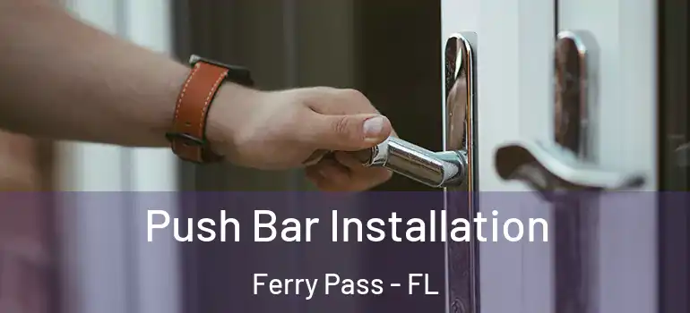 Push Bar Installation Ferry Pass - FL