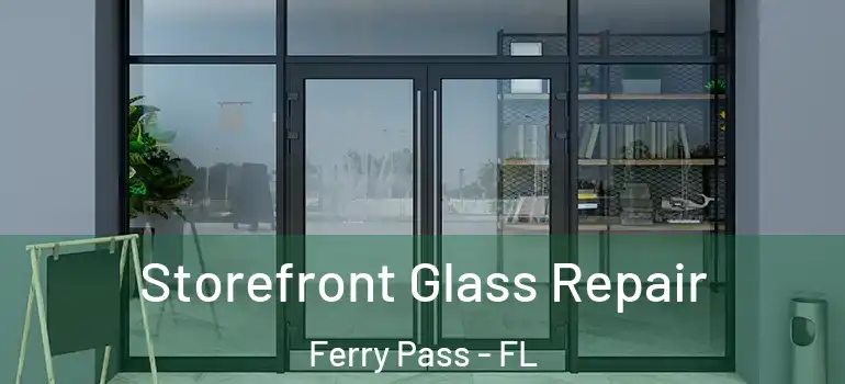 Storefront Glass Repair Ferry Pass - FL