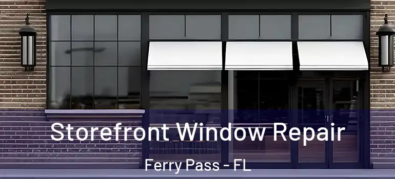 Storefront Window Repair Ferry Pass - FL
