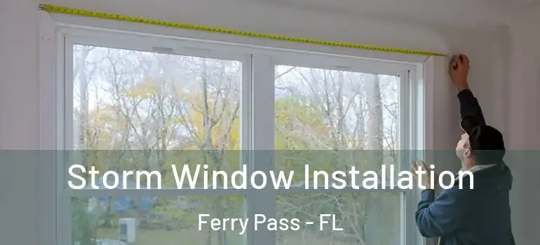  Storm Window Installation Ferry Pass - FL