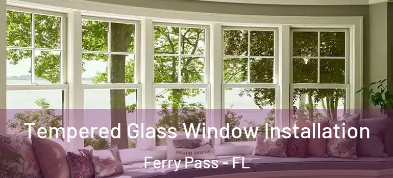 Tempered Glass Window Installation Ferry Pass - FL