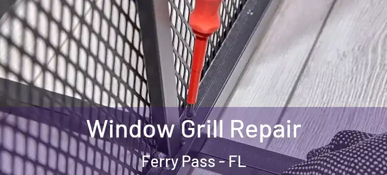 Window Grill Repair Ferry Pass - FL